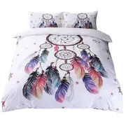 Dream Catcher Ultra Soft Quilt Doona Duvet Cover Set Single Double Queen Super King