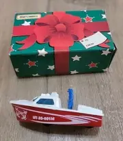 Vintage Matchbox 1976 Superfast Police Launch Diecast Boat. Great Condition
