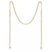 Unwritten Gold Flash Plated Link 27" Glasses or Face Mask Chain