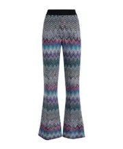 Elastic waist casual pants IT42 Gray