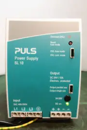 12032 PULS DIN-RAIL POWER SUPPLY FOR 3-PHASE SYSTEMS (NEW) SL10.300