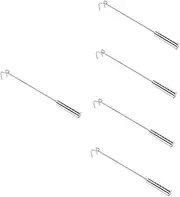 VANZACK Food Flipper Hook Durable Meat Turner for Barbecue Grilling Roasting Practical Roasting Stick for Pork Ham Chicken and Goose Long Handle