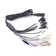 Elinz Power Harness for DVR9N Monitor 12V 24V 4 AV Inputs Bus Truck Caravan