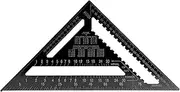 Angle Meter Triangle Ruler 7inch Metric System Measuring Ruler Gauge Aluminum Alloy Speed Square Roofing Calipers
