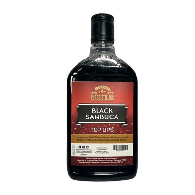Black Sambuca Top Ups Pure Distilling – BOLD ANIS - 1 bottle