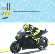 1/12 Decals for VALENCIA 2010 TEST BIKE DECALS TB DECAL TBD80