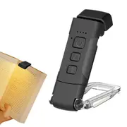 Reading Light Book Clip Lamp Bookmark Lamp USB Rechargeable Portable Eye Protection Mini LED Card Book Lamp