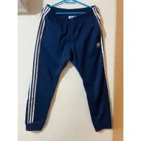 在飛比找蝦皮購物優惠-Adidas Original pants 藍 縮口 長褲 