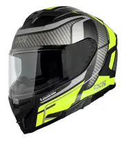 IXS 912 SV 2.0 Blade, full face helmet , color: Matt Black/Grey/Neon-Yellow , size: M