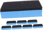 iplusmile 8pcs Vehicle Wax Applicator Sponge Pad Durable Cleaning Polishing Pads for Car Paint Non Deformation Impact Resistant Multi Function Waxing Grinding Tool