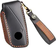 KUNIO Leather Key Case Suitable for BMW X7 X1 U11 iX ix1 Tourer U06 X6 M60i XM 7 Series G07 I7 2023 2024 2025 Protective Key Case Cover Key Ring