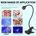 Gooseneck UV Curing Light Quick Dry LED Nail Lamp Nail Dryer Light Salon Tools