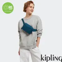 在飛比找Yahoo奇摩購物中心優惠-Kipling 石青翡翠綠多層兩用隨身斜背包-ABANU M