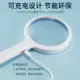 非球面放大鏡30倍帶20顆LED燈超大125mm老人閱讀小學生兒童高清高倍60維修用手持式可充電光學擴大鏡100