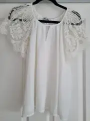 Atmos & Here Yara Lace Sleev Blouse 12