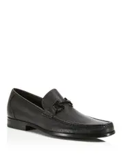 Ferragamo Men's Grandioso Double Gancini Bit Leather Loafers - Regular