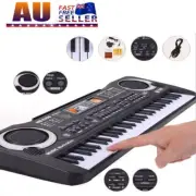 61 Key Electronic Keyboard Digital Lighted Electric Piano Music With Microphone