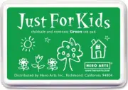 3 Pack Hero Arts Just For Kids Inkpad-Green JFKINK-CS102