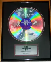 Star Trek VI Movie Limited Ed Num Laser Etched Disc Framed and Matted NEW BOXED