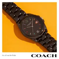 在飛比找momo購物網優惠-【COACH】Greyson 彩色刻度C字陶瓷女錶-36mm