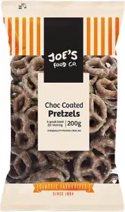 J.C.'S QUALITY FOODS Choc Coated Pretzels