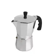 Imusa New 6 Cup Aluminum Stovetop Espresso Coffeemaker, Silver