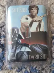Star Wars Light Dark Side Light Switch Cover, Metal, Luke Skywalker Darth Vader