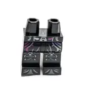 Lego - Minifigure Legs - Black, Pink, Robe
