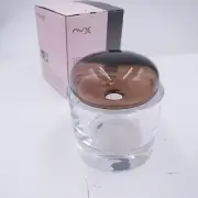 Nude Glass Ecrin-LIdded Vessel Large Caramel 5-3/4" Designed by Sebastian Herkne