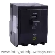 NEW SQUARE D QO320VH Mini circuit breaker, QO, 20A, 3 pole, 120/240VAC, 22kA