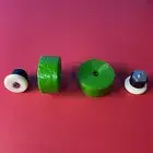 BICYCLE HANDLE BAR TAPES & END PLUGS GREEN FITS SCHWINN SEAR HUFFY & OTHERS NOS