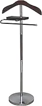Proman Products VL17017 Valet with Hanger, Tray & Trouser Bar, Brown