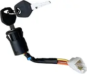 Ignition Barrel Key Switch Power Supply Key Start Switch for Kids Electric Car, Ride On Toy Car Key Switch Children's Toy Car Key Switch Replacement Motor Ignition Key Switches(A4)