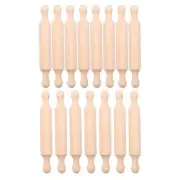 15 Pieces Wooden Rolling Pin 6 Inches Long Kitchen Baking Rolling Pin Small WoM4