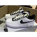 NIKE AIR FORCE 1 LOW REMIX（GS）白黑銀 小倫納德 女款 運動 DB2016-100 慢跑鞋