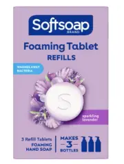 Softsoap Foaming Hand Soap Tablet Refills, Sparkling Lavender, Pack of 3