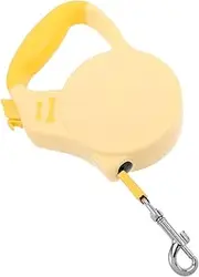 HOLIDYOYO Small Retractable Dog Leash for Corgis and Medium Breeds Durable Automatic Traction Rope with Slip Handle Convenient and Stylish Walking