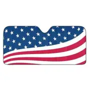 Auto Sun Shade of American Flag Universal Size by Team ProMark