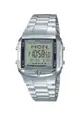 Casio Men's Digital Watch DB-360-1A Data Bank Silver Stainless Steel Band Watch for Men