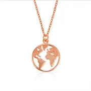 S925 silver coin pendant necklace