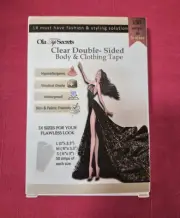 150 Clear Double Sided Body & Clothjng Tape In 3 Sizes (S1394)