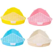 Pet House Corner Litter Box Bedding Box for Hamster Chipmunk Habitat Decoration