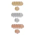 6Pcs Floral Placemat PVC Nordic Fruit Tray Mat for Dining Wedding Kitchen