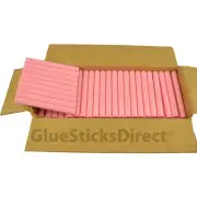 GlueSticksDirect Pink Faux Wax Glue Sticks 7/16" X 4" 5 lbs