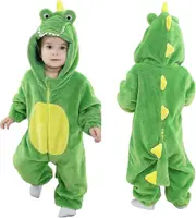 Tonwhar Toddler Infant Tiger Dinosaur Animal Fancy Dress Costume Hooded Romper Jumpsuit Crocodile 110