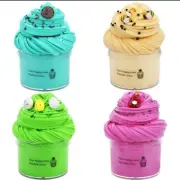 Butter Slime Kit 4 Pack Pre-Made Sludge Party Favors Super Soft & Non-Sticky Kid