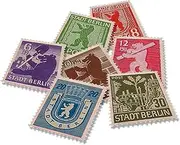 World War II - 7 Stamps Soviet Occupation of Berlin