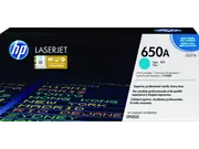 HP 650A Cyan Original LaserJet Toner Cartridge