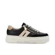 Women's Rieker M1912-00 | Black | Womens Flatform Trainers Eu 39