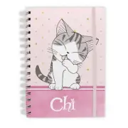 Chi's Sweet Home Purrty in Pink Spiral Hardcover Notebook 8.5" x 6.3" ABYstyle